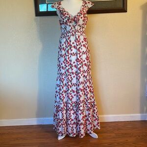 Betsey Johnson Sz S Berry cotton dress
